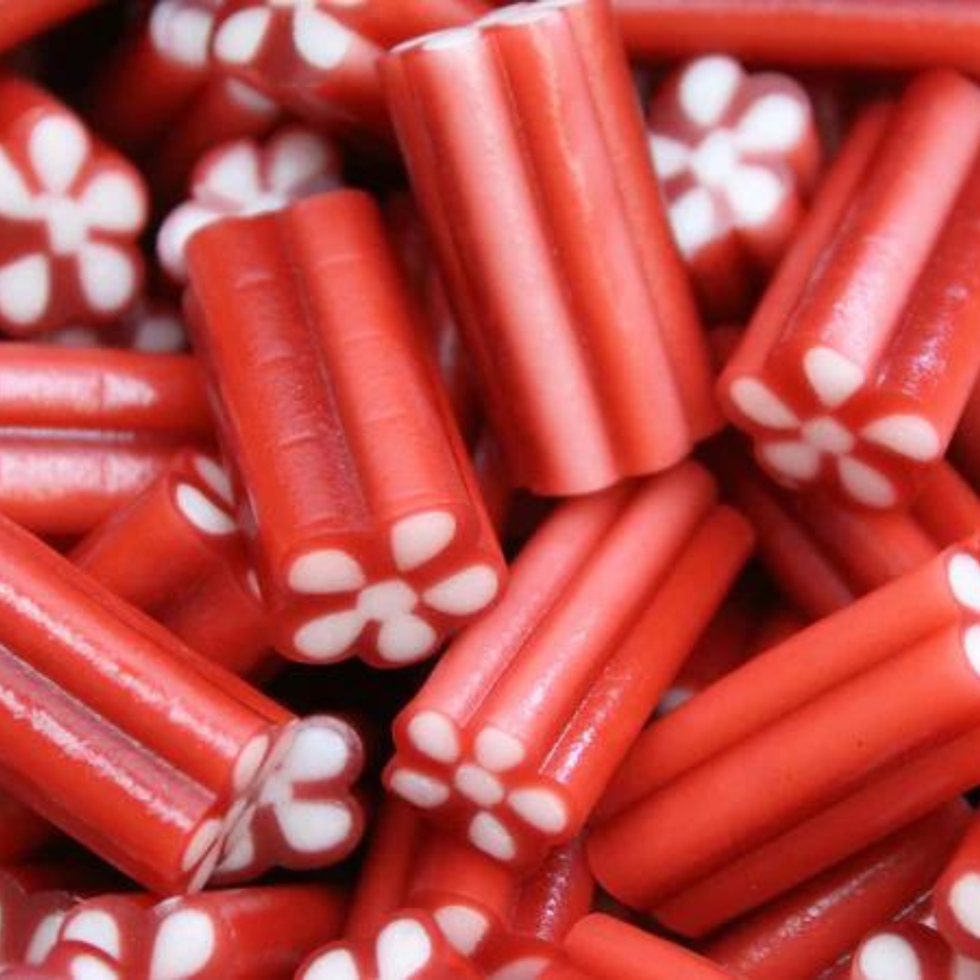 Bocaditos de regaliz rojo rellenos de Sweet Toms