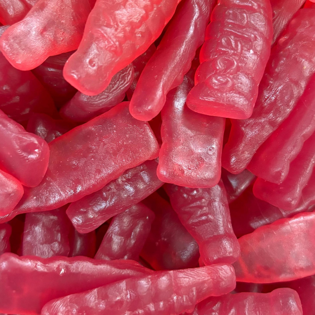 Sweet Raspberry Bottles – Candy Carousel Swedish Candy